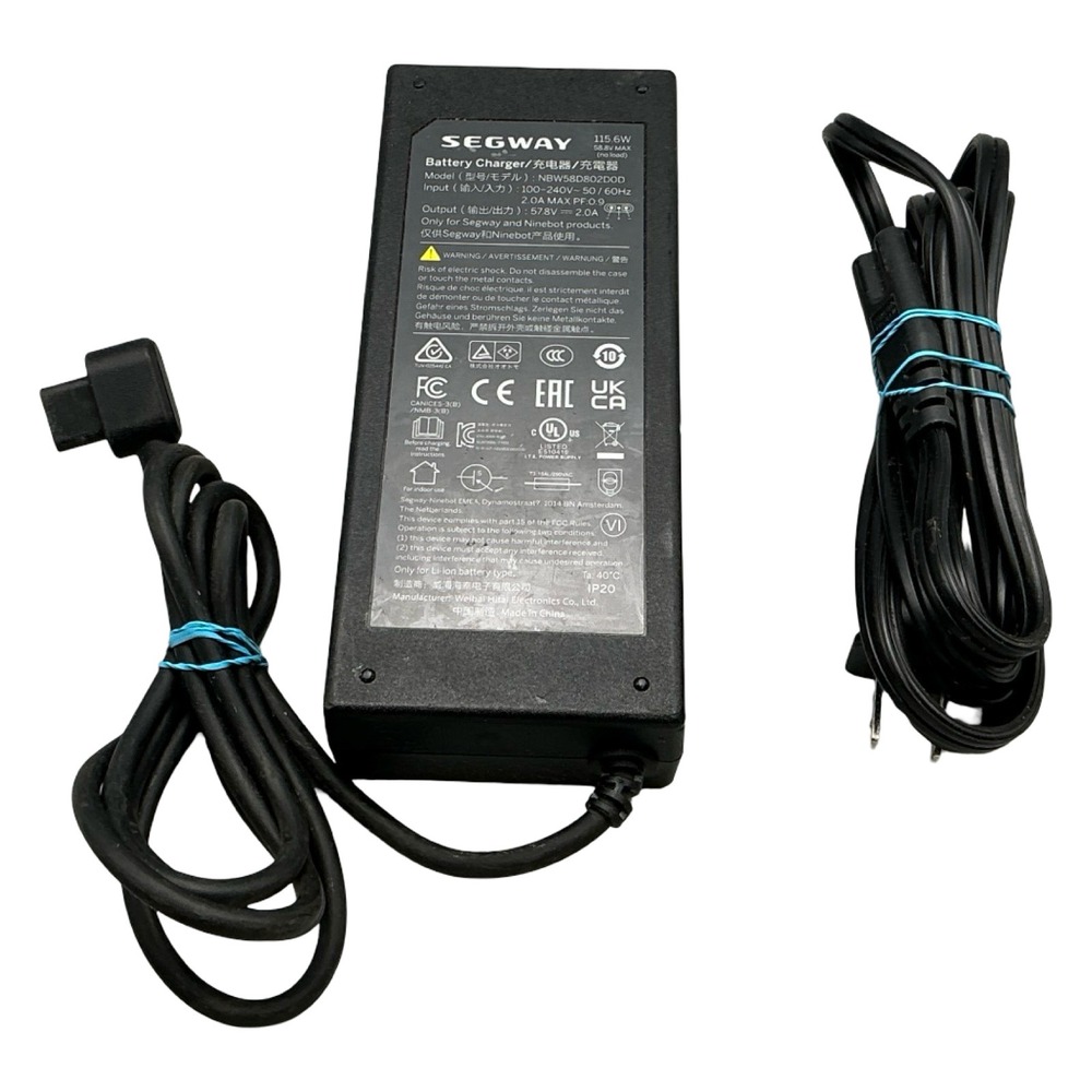 Oem Segway Ninebot Battery Charger NBW58D802D0D 58.8V 2.0A 115.6W Power Adapter